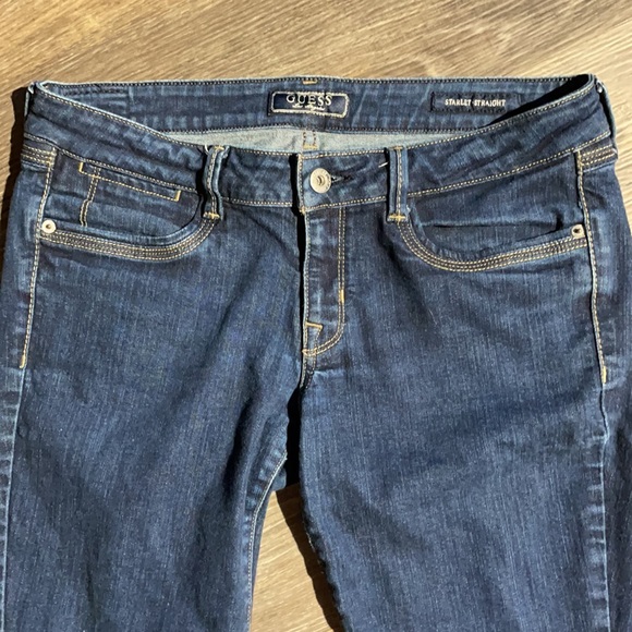 Women’s Guess Starlet Straight Leg Jeans Sz 29 - Picture 2 of 5